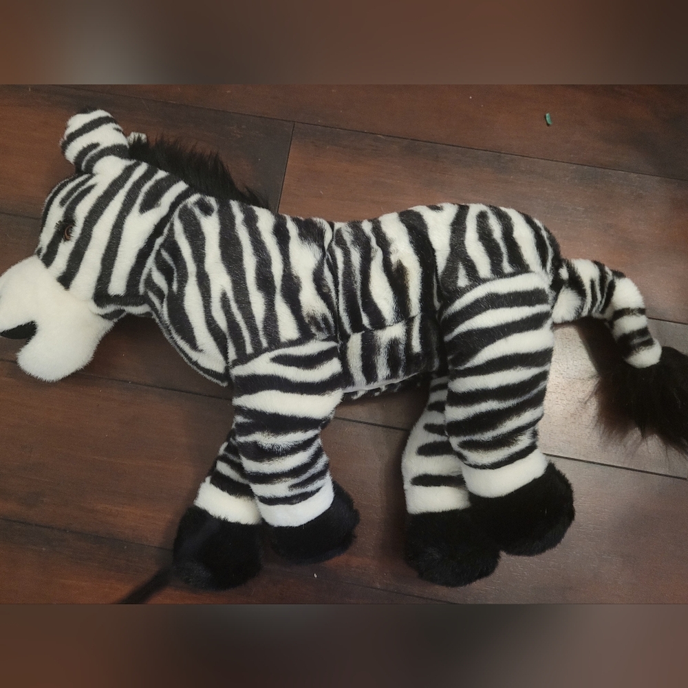 large zebra Puppet by abingdon press
